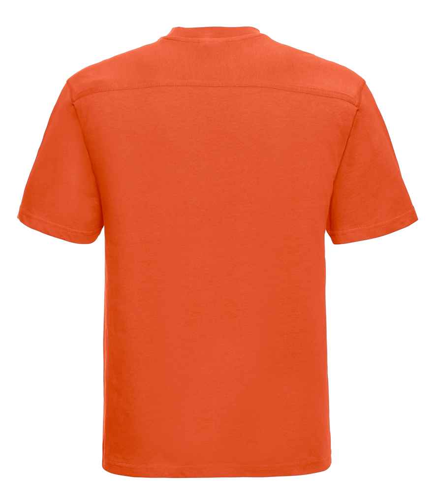 Russell Heavyweight T-Shirt | Orange - Lancashire Teamwear
