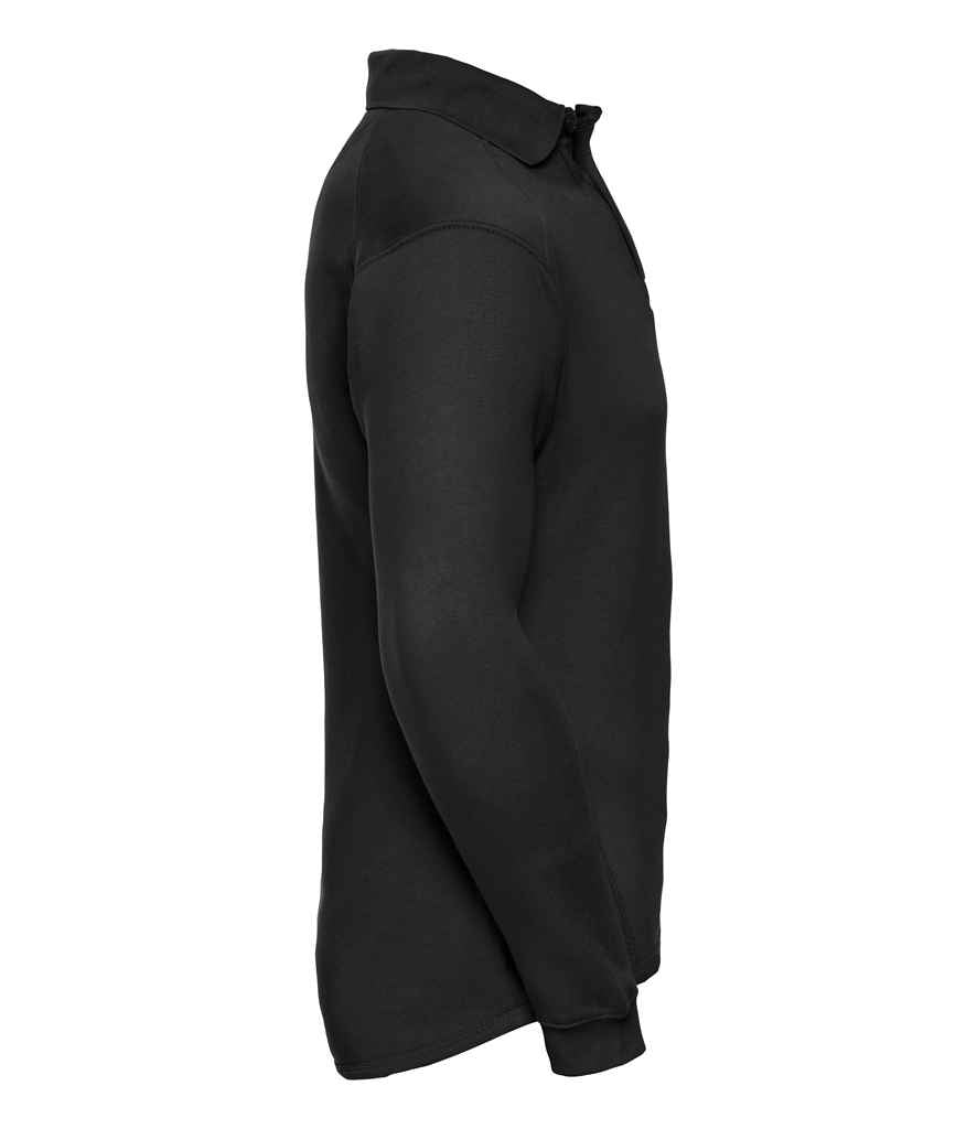 Russell Heavy Duty Collar Sweatshirt | Black - Lancashire Teamwear