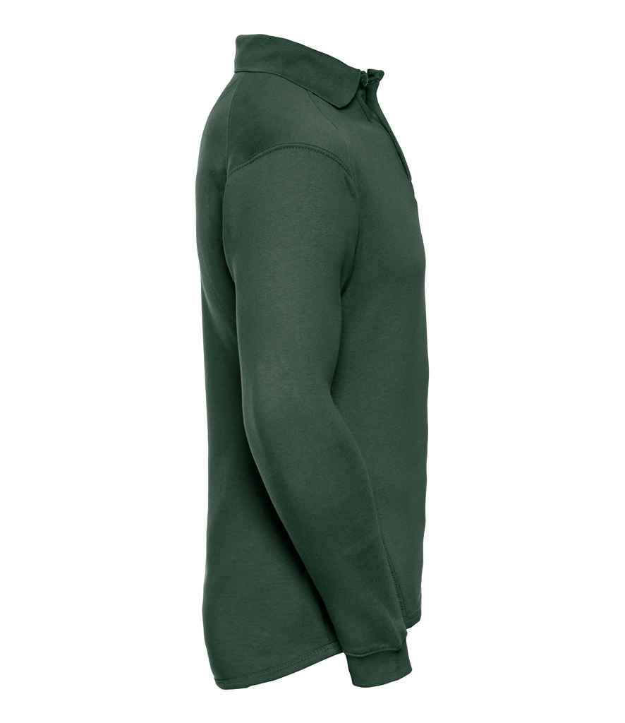Russell Heavy Duty Collar Sweatshirt | Bottle Green - Lancashire Teamwear