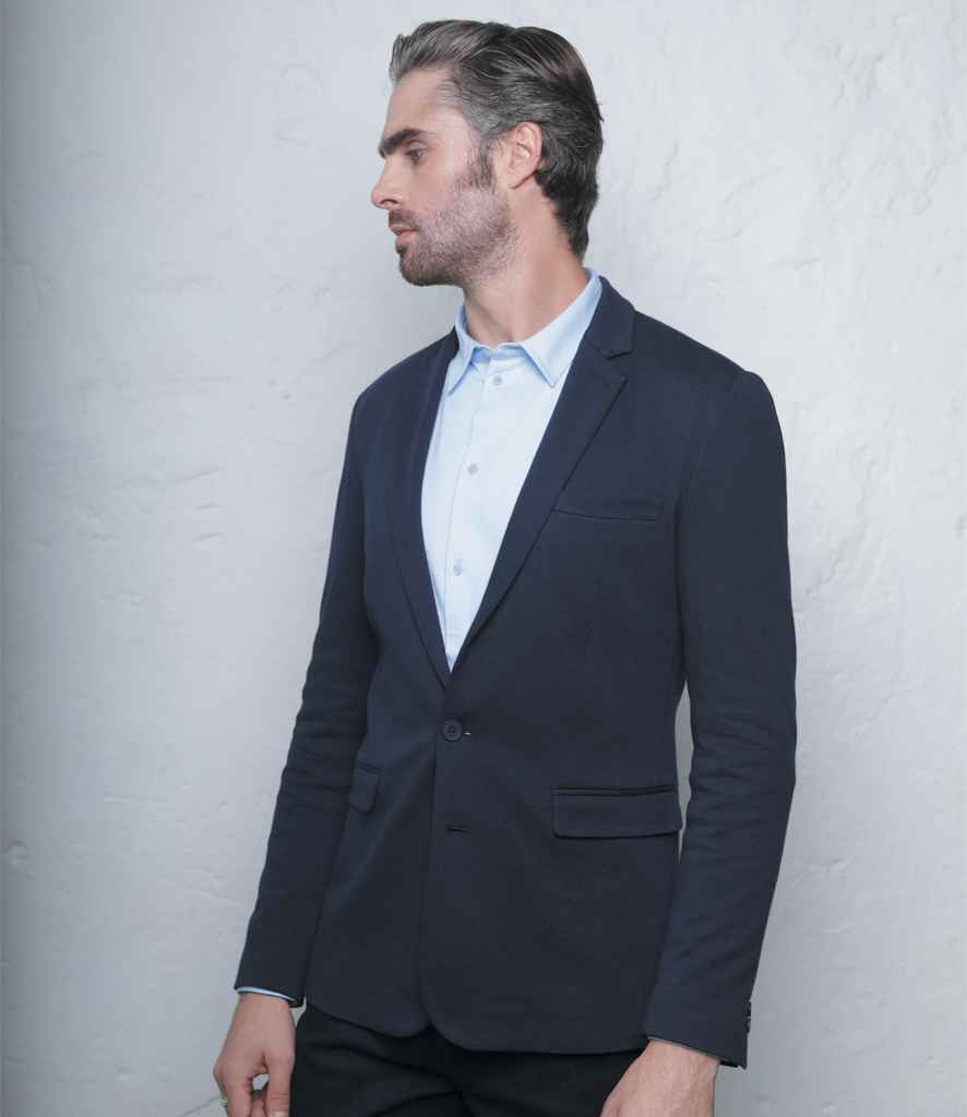 NEOBLU Marcel Piqué Blazer | Night Blue Suit Jacket - Lancashire Teamwear