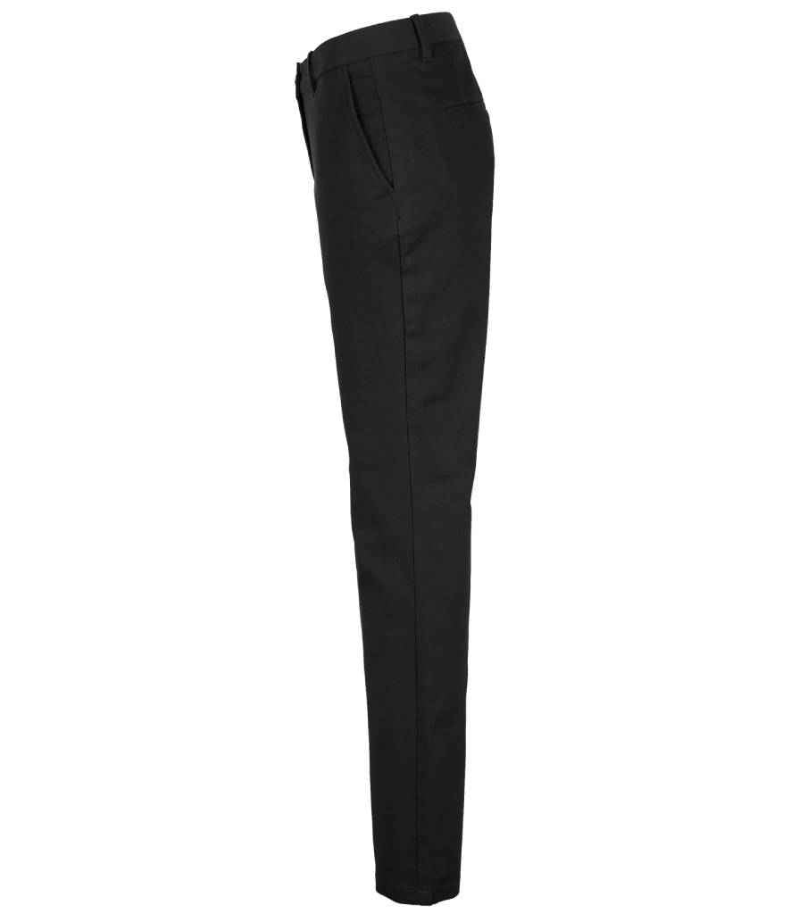 NEOBLU Ladies Gustave Chino Trousers | Deep Black - Lancashire Teamwear