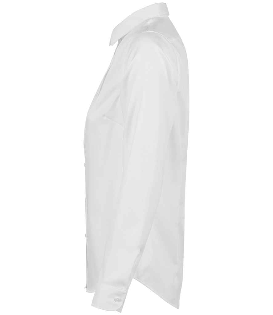NEOBLU Ladies Blaise Long Sleeve Shirt | Optic White - Lancashire Teamwear
