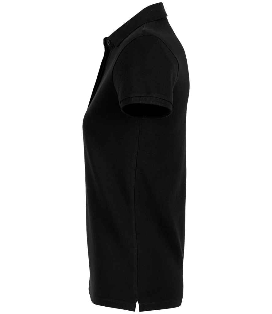 NEOBLU Ladies Owen Piqué Polo Shirt | Deep Black - Lancashire Teamwear
