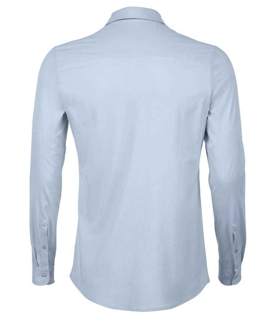 NEOBLU Balthazar Jersey Long Sleeve Shirt | Soft Blue - Lancashire Teamwear
