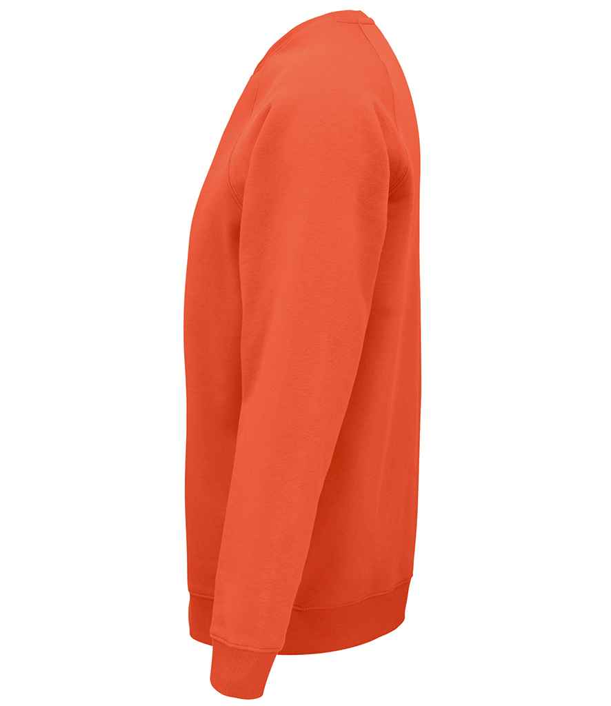 SOL'S Unisex Space Organic Raglan Sweatshirt | Burnt Orange - Lancashire Teamwear