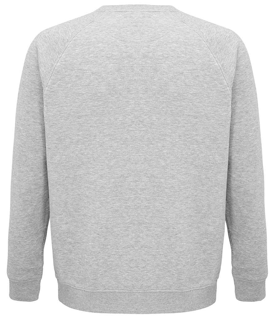 SOL'S Unisex Space Organic Raglan Sweatshirt | Grey Marl - Lancashire Teamwear