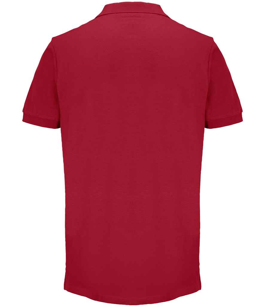 SOL'S Unisex Pacific Twin Piqué Polo Shirt | Folk Red - Lancashire Teamwear