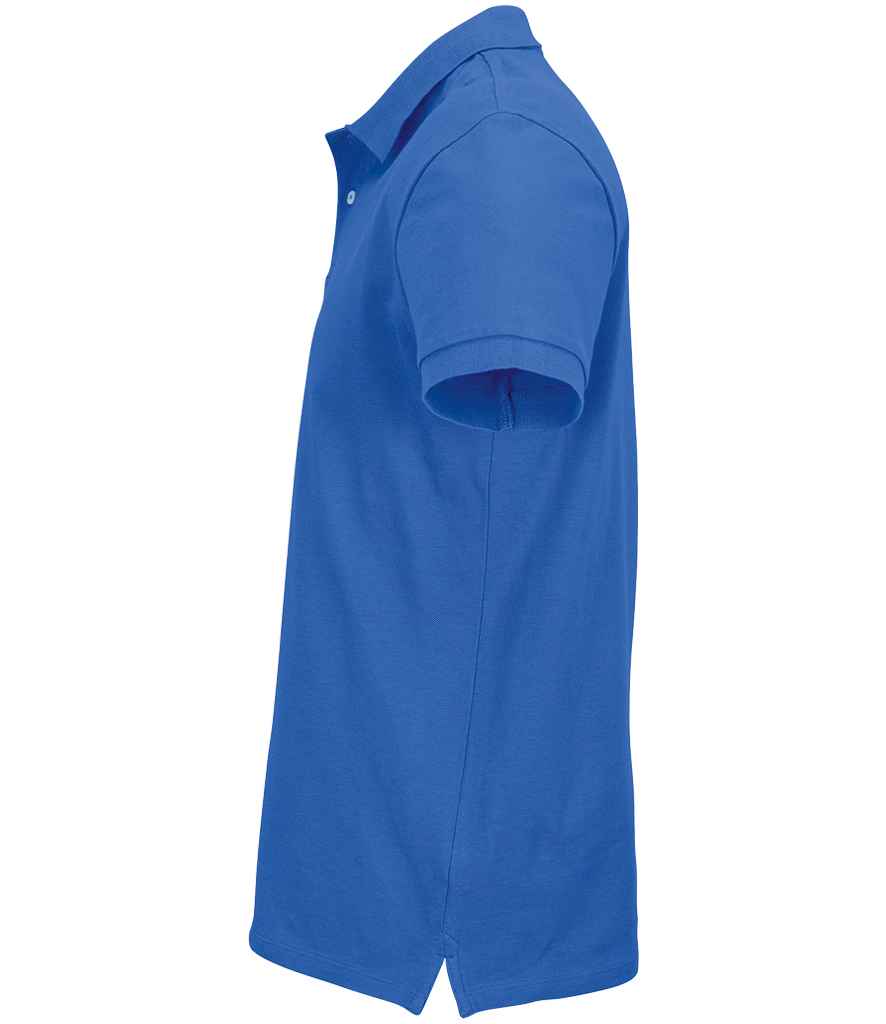 SOL'S Unisex Pacific Twin Piqué Polo Shirt | Royal Blue - Lancashire Teamwear