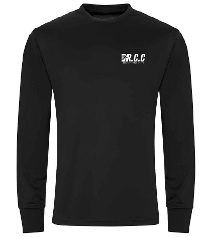 RCC Run Club L/S Running Shirt - Black