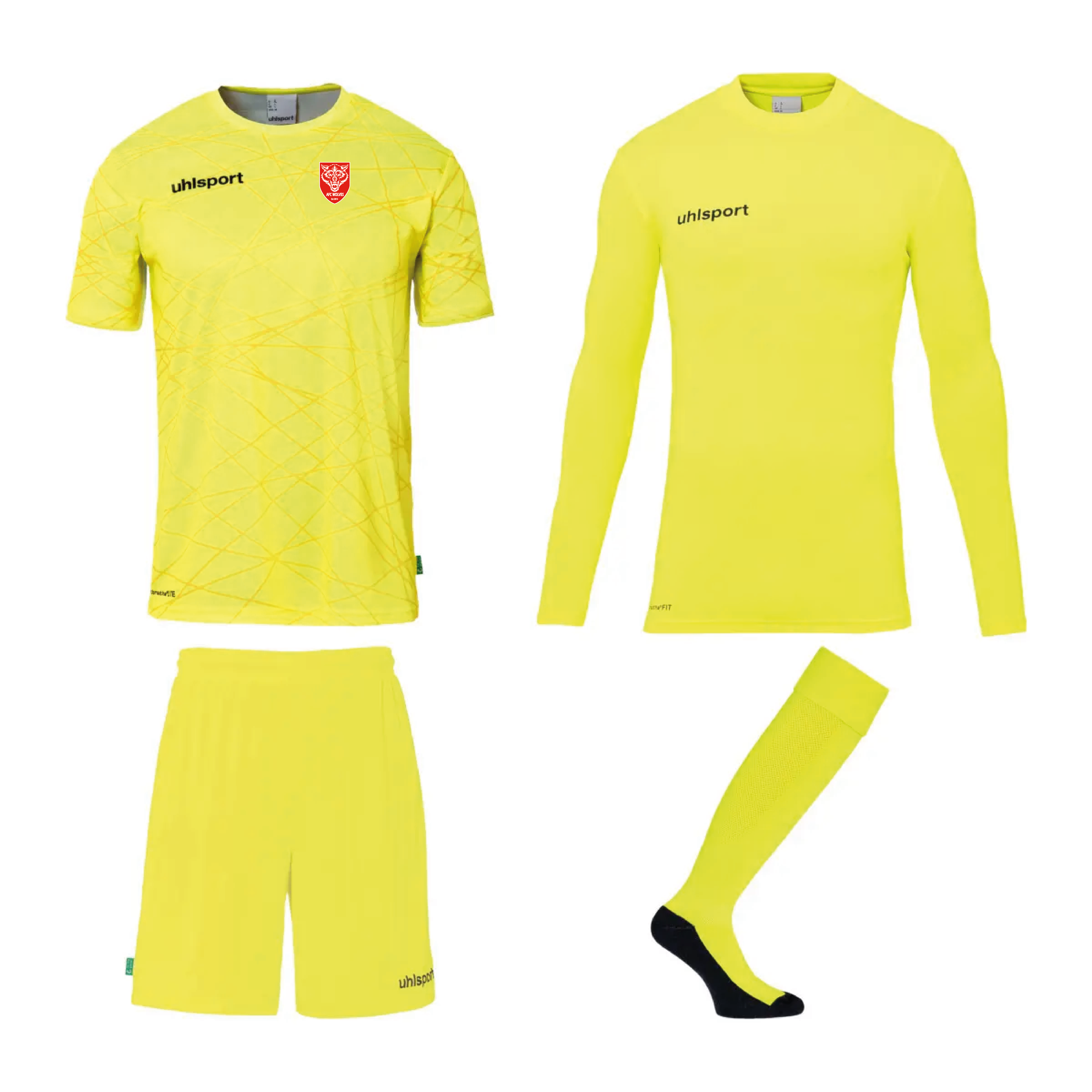 AFC Wolves Burnley Goalkeeper Shirt Jersey - Lancashire Teamwear