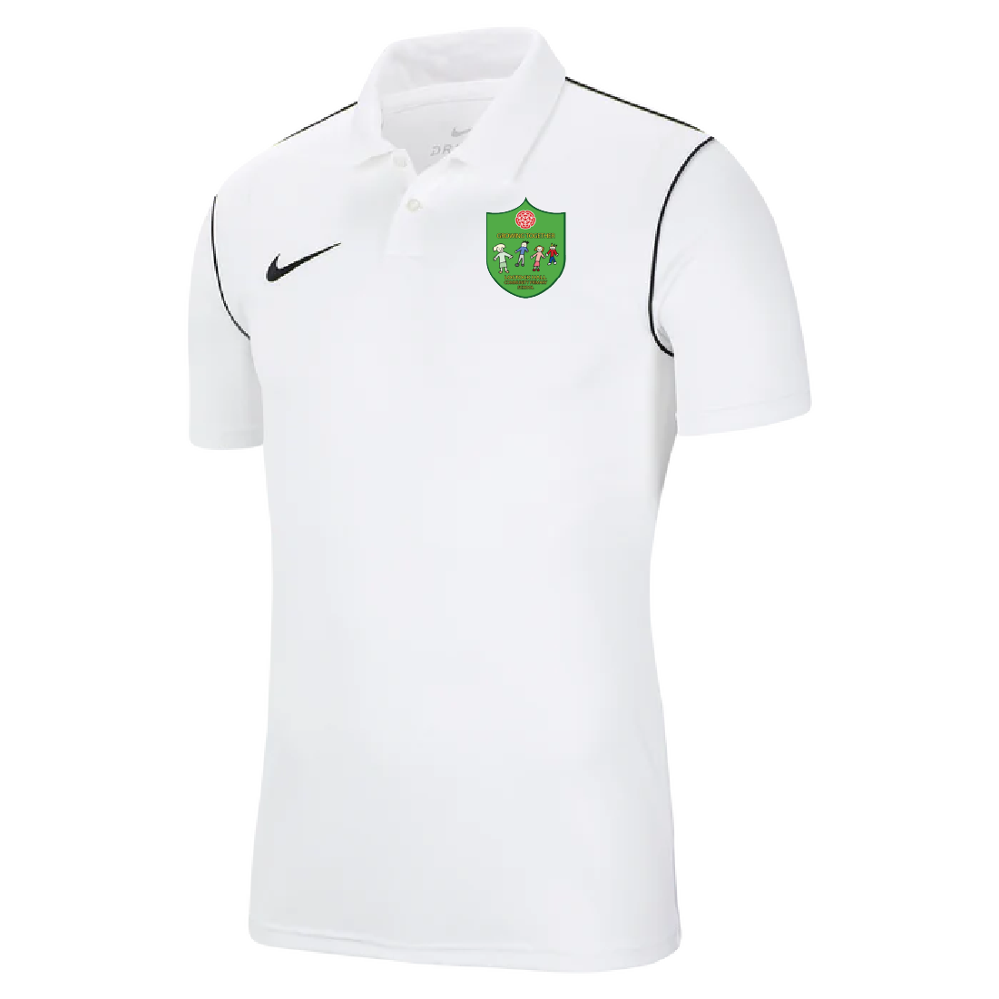 Lostock Hall Community Primary School Park Polo White