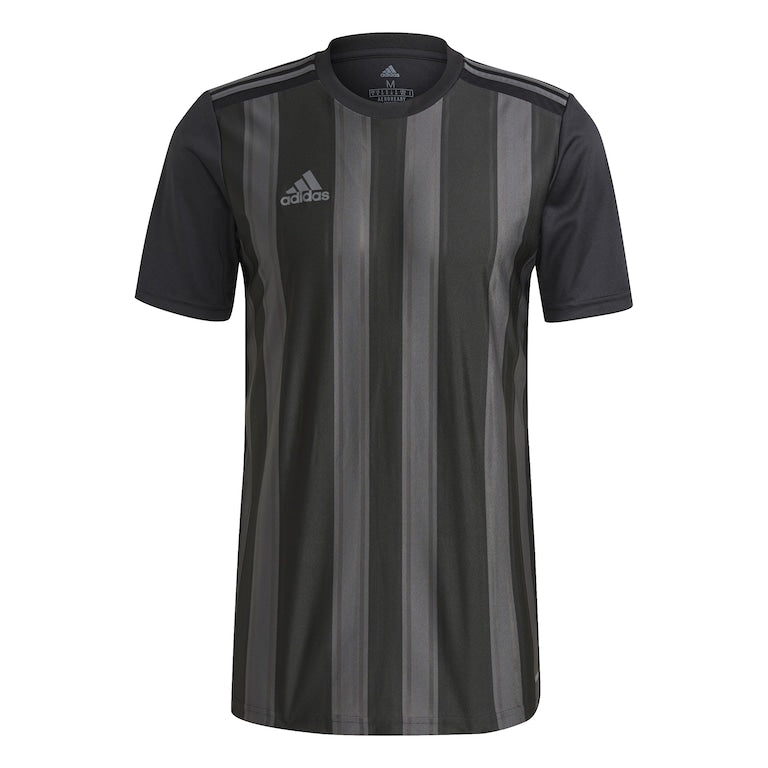 adidas Striped 21 SS Shirt - Black/Team Dark Grey
