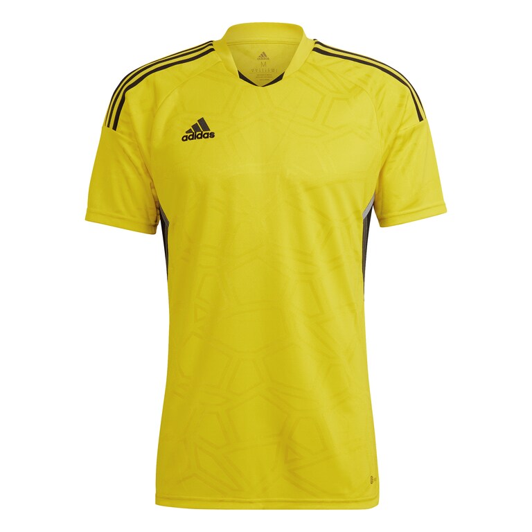adidas Condivo 22 SS Matchday Shirt - Team Yellow/Black
