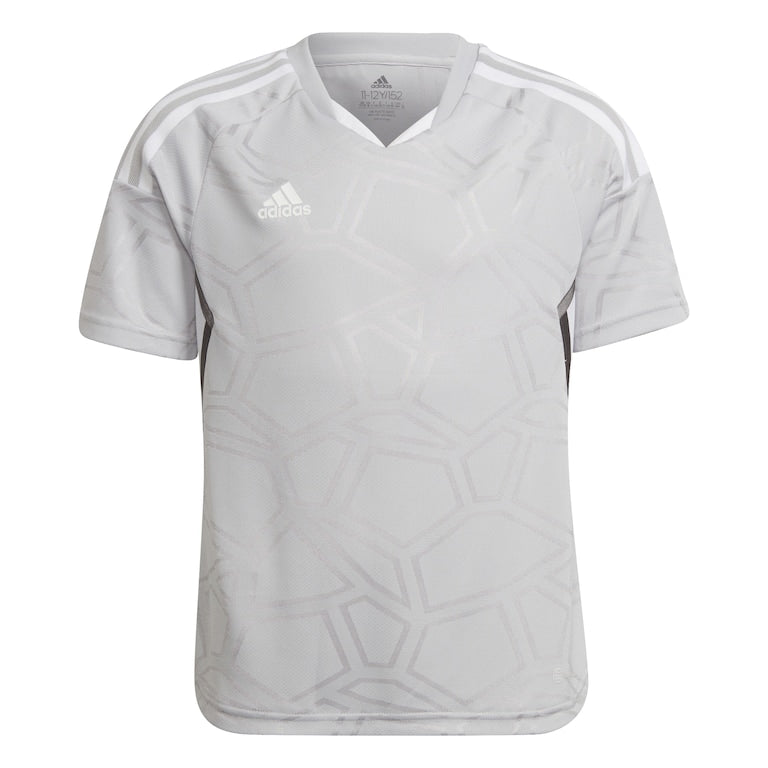 adidas Condivo 22 SS Matchday Shirt - Team Light Grey/White