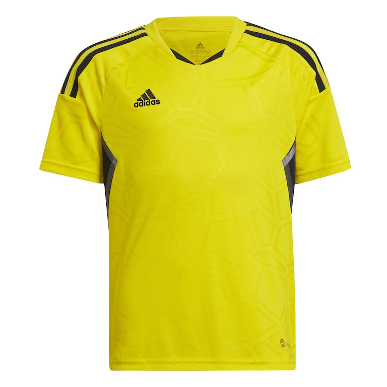 adidas Condivo 22 SS Matchday Shirt - Team Yellow/Black
