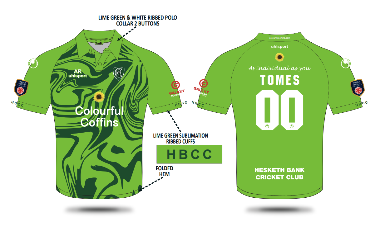 Hesketh Bank Cricket Club 24/25 T20 Polo Shirt