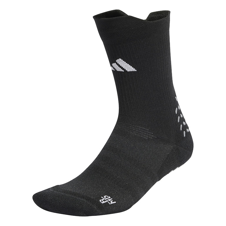 adidas Football Grip Printed Cushioned Crew Socks - Black/White