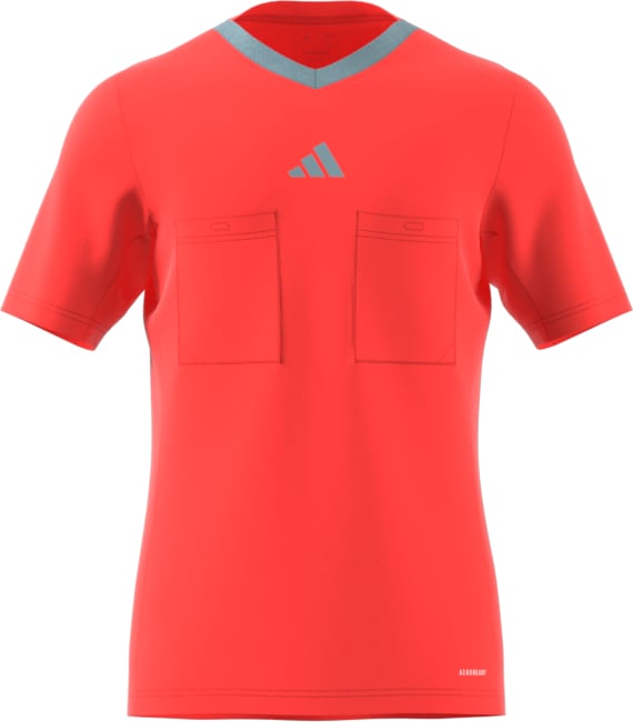 adidas 3 Stripe Referee 22 SS Shirt - App Solar Red