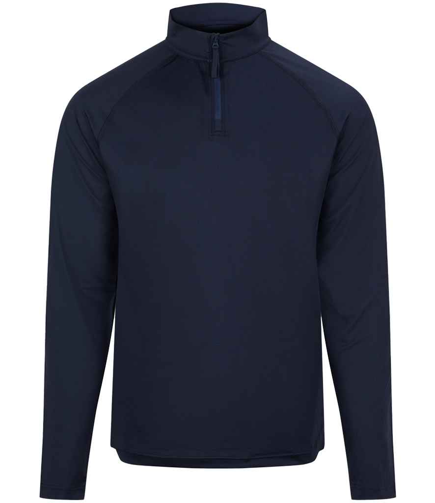 AWDis Cool Lightweight Active 1/4 Zip Top French Navy