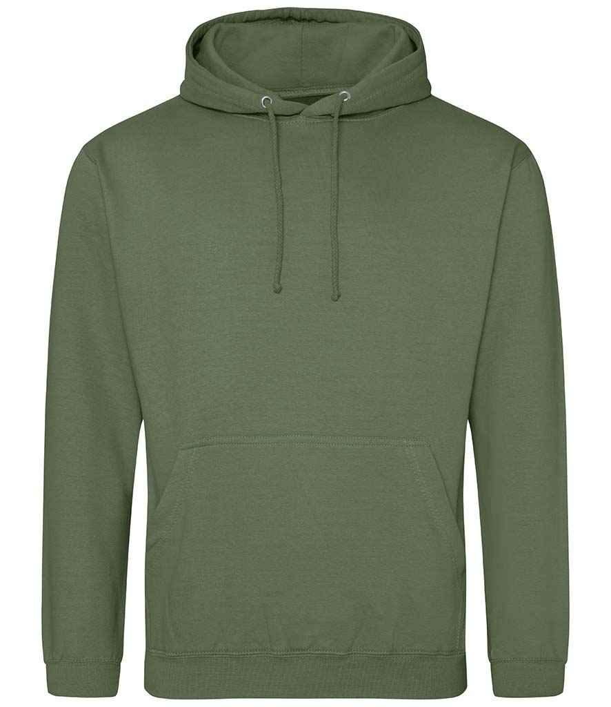 AWDis College Hoodie | Earthy Green Earthy Green