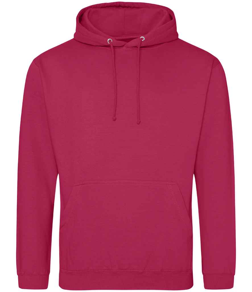AWDis College Hoodie | Lipstick Pink Lipstick Pink