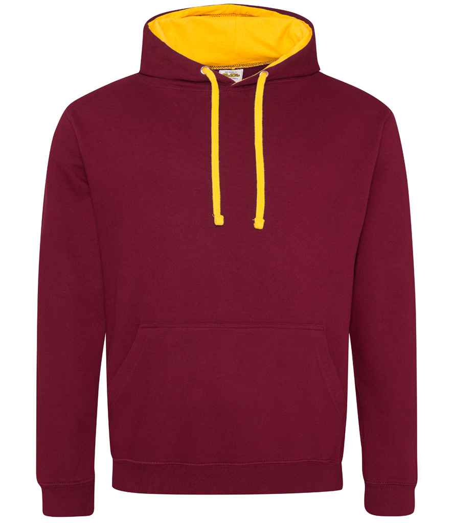 AWDis Varsity Hoodie | Burgundy/Gold Burgundy/Gold