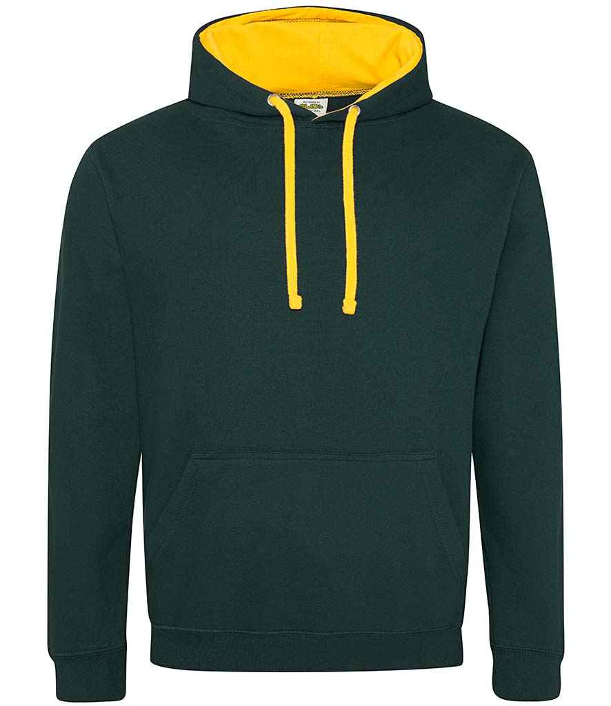 AWDis Varsity Hoodie | Forest Green/Gold Forest Green/Gold