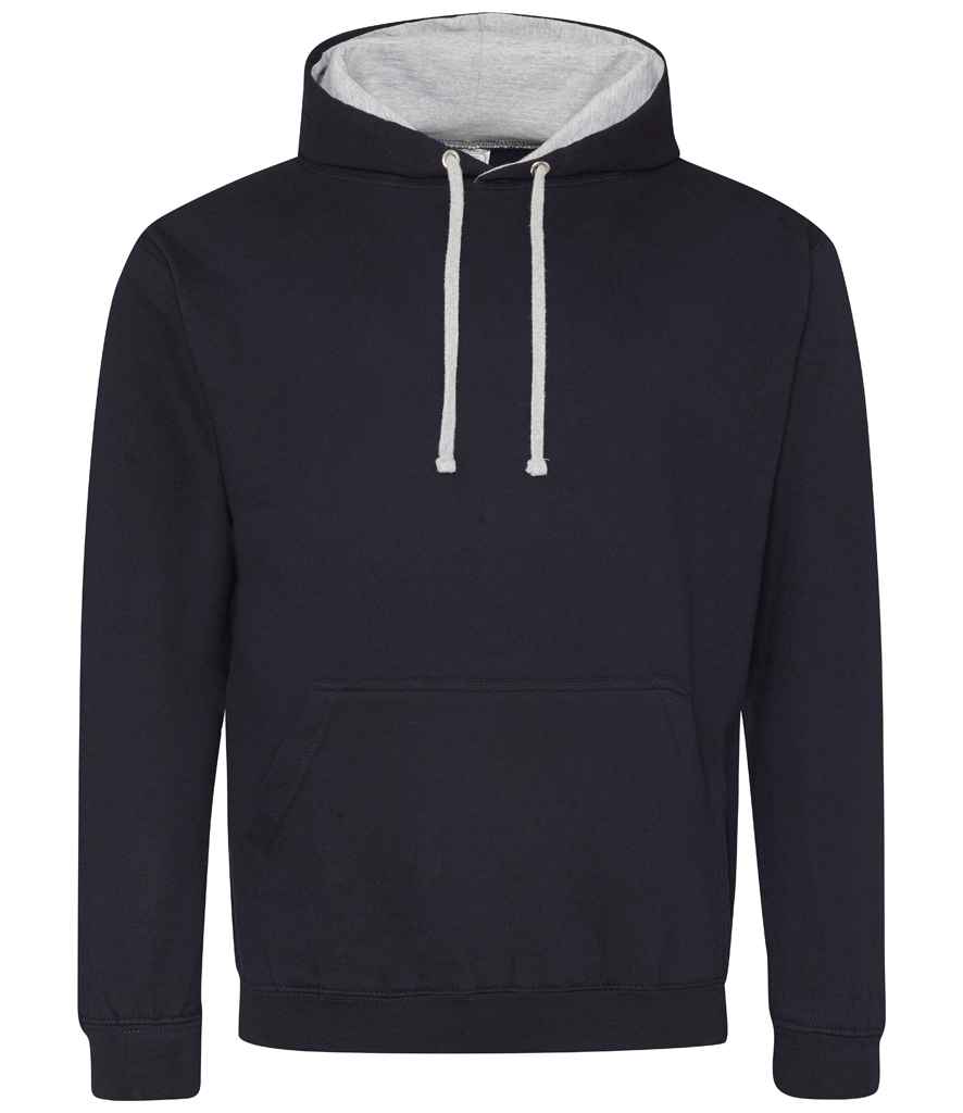 AWDis Varsity Hoodie | New French Navy/Heather Grey New French Navy/Heather Grey