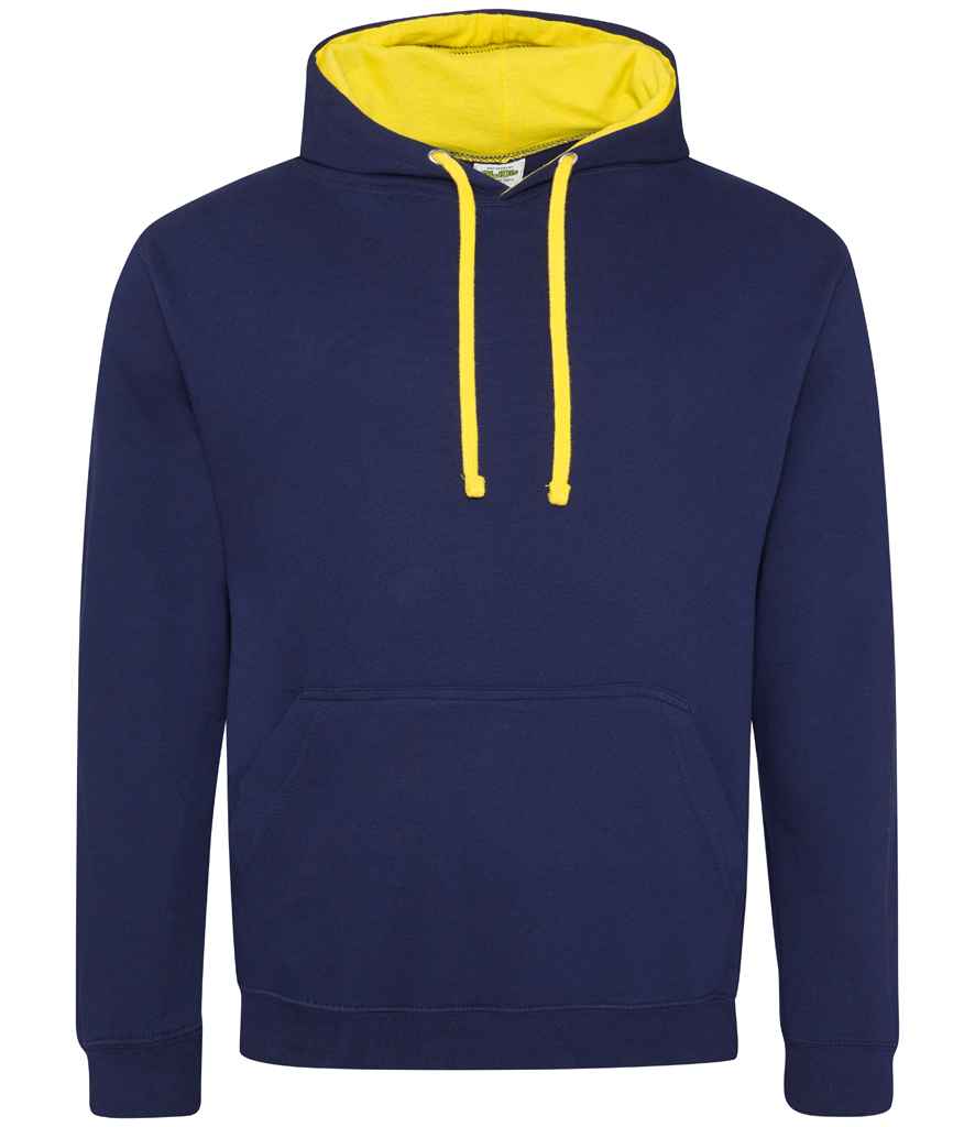 AWDis Varsity Hoodie | Oxford Navy/Sun Yellow Oxford Navy/Sun Yellow