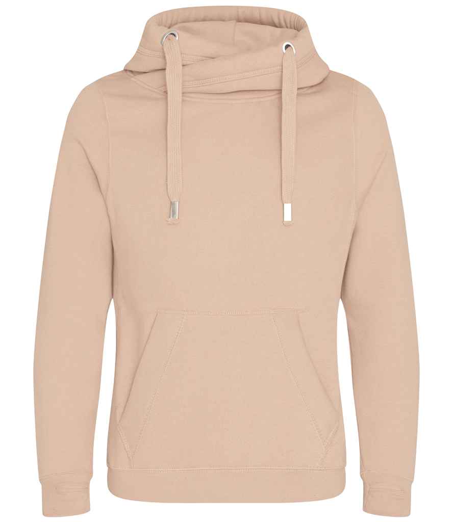 AWDis Cross Neck Hoodie Nude