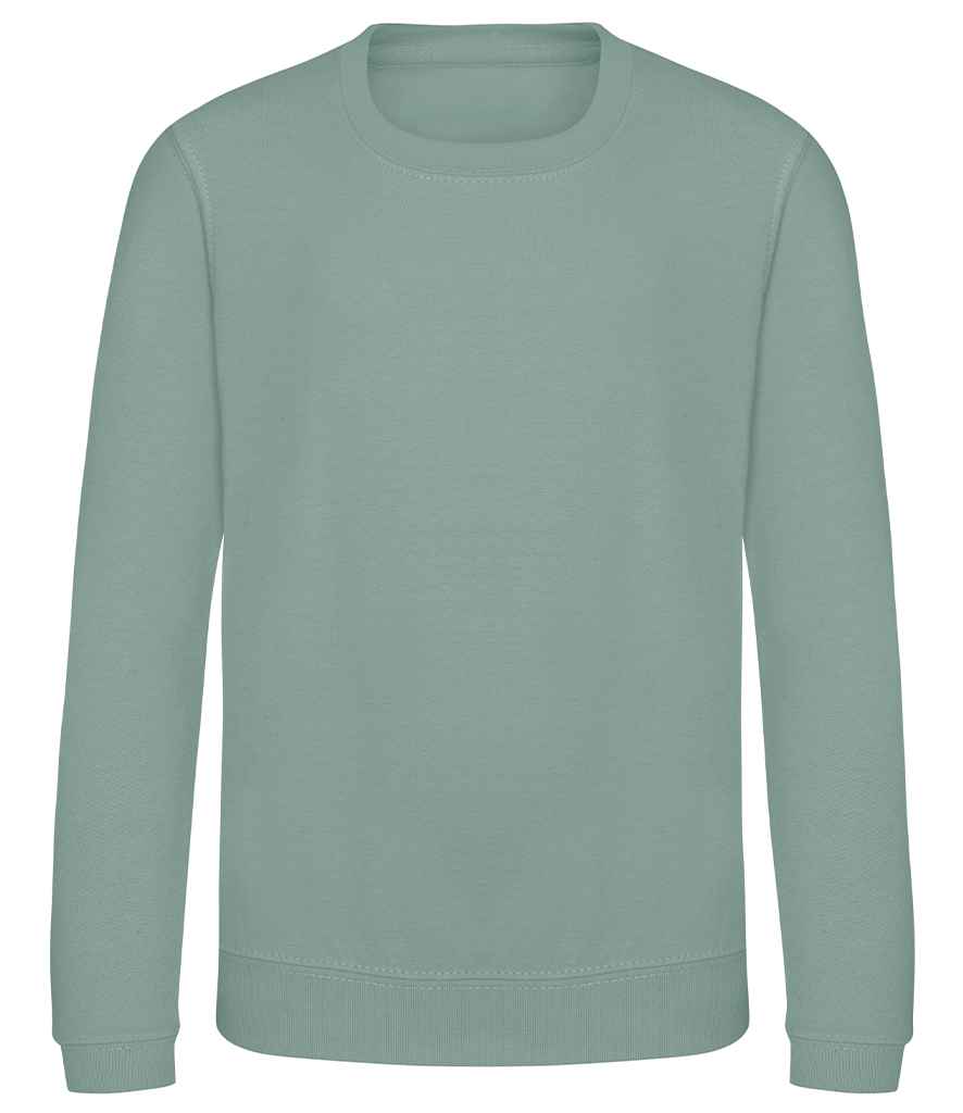 AWDis Kids Sweatshirt | Dusty Green Dusty Green