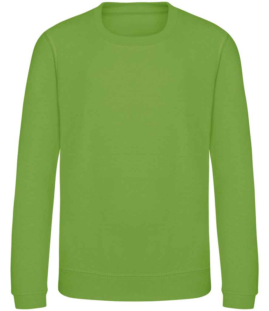 AWDis Kids Sweatshirt | Lime Green Lime Green