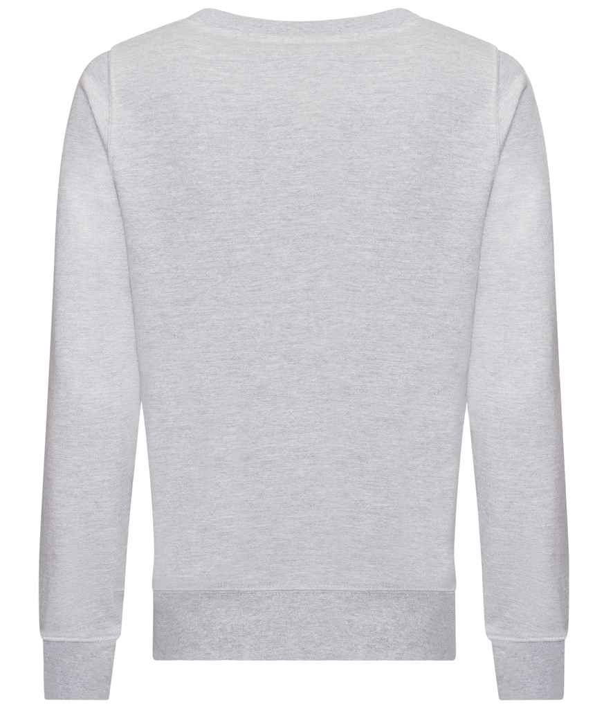 AWDis Ladies Sweatshirt | Heather Grey - Just Hoods - Lancashire Teamwear