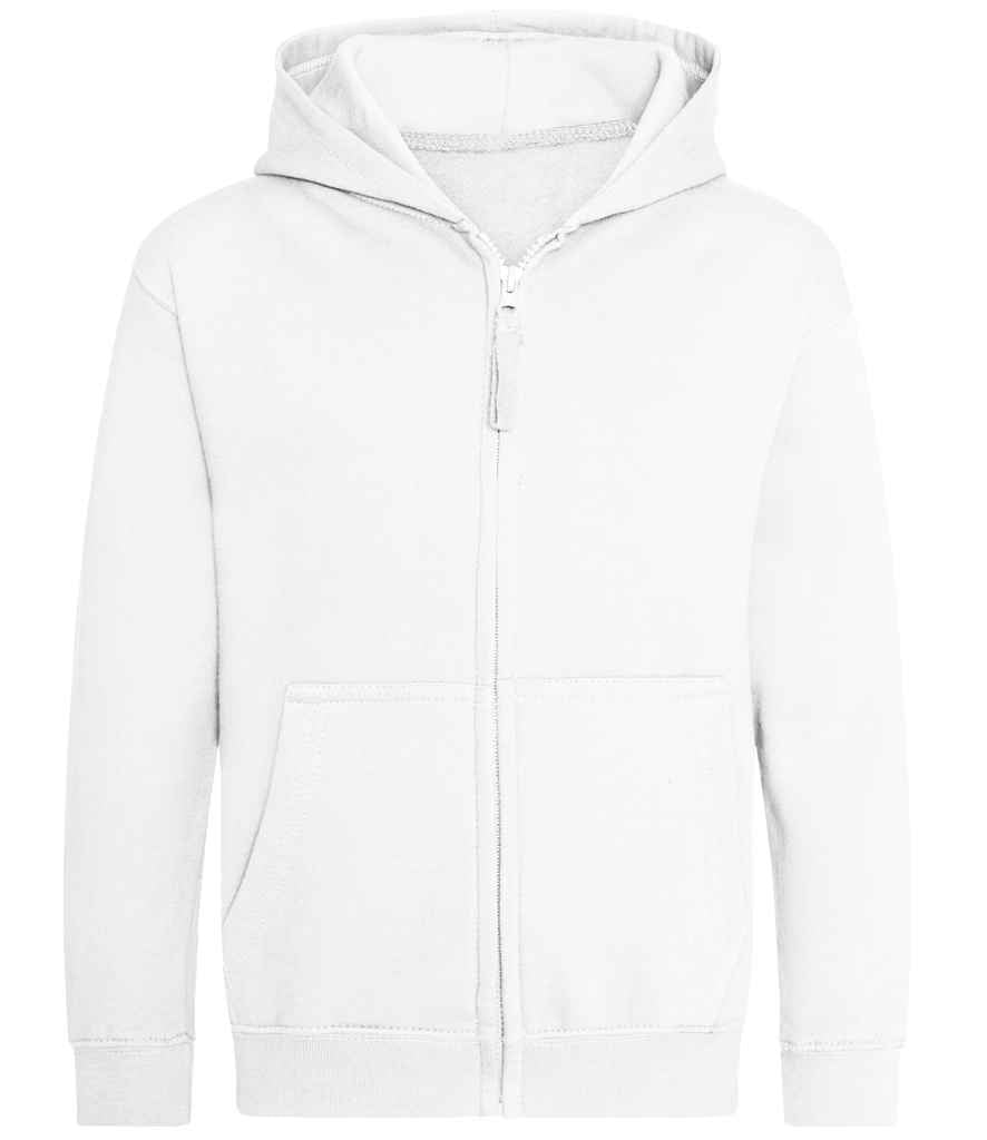 AWDis Kids Zoodie | Arctic White - Just Hoods Hood - Lancashire Teamwear