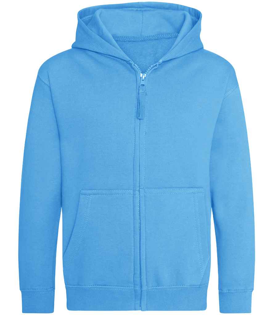 AWDis Kids Zoodie | Hawaiian Blue - Just Hoods Hood - Lancashire Teamwear