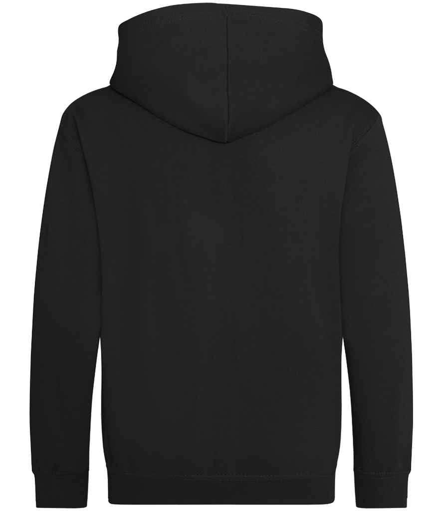 AWDis Kids Zoodie | Jet Black - Just Hoods Hood - Lancashire Teamwear