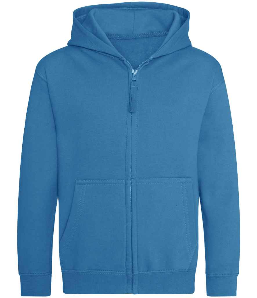 AWDis Kids Zoodie | Sapphire Blue - Just Hoods Hood - Lancashire Teamwear