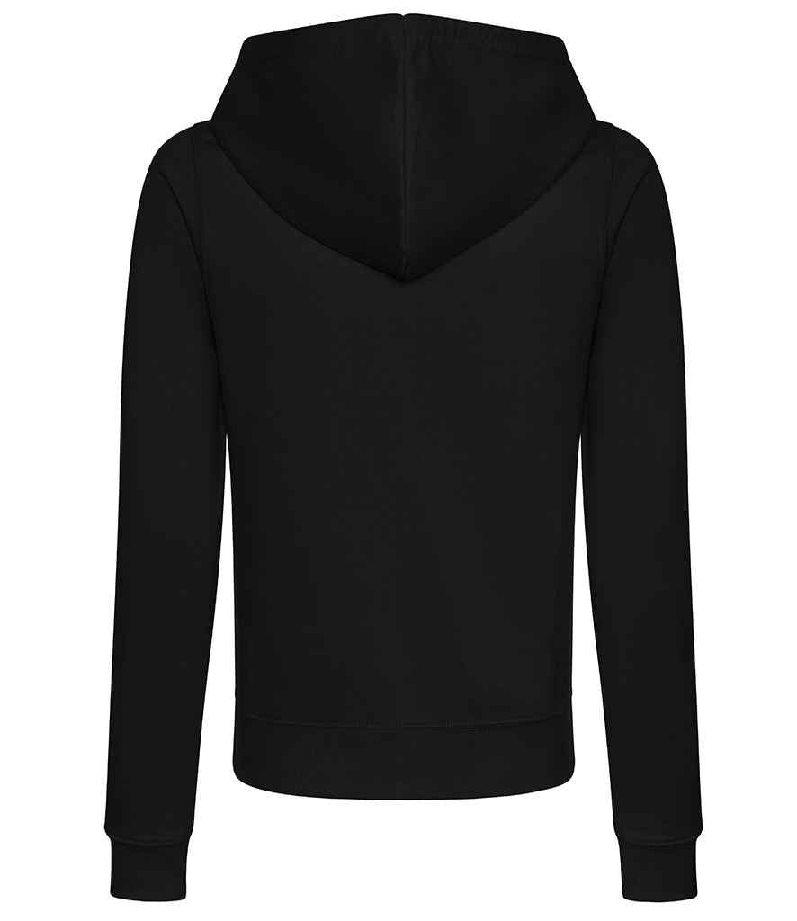 AWDis Ladies College Zoodie | Deep Black - Just Hoods Hood - Lancashire Teamwear