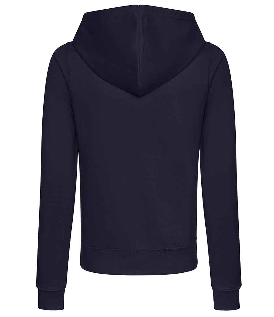 AWDis Ladies College Zoodie | New French Navy - Just Hoods Hood - Lancashire Teamwear