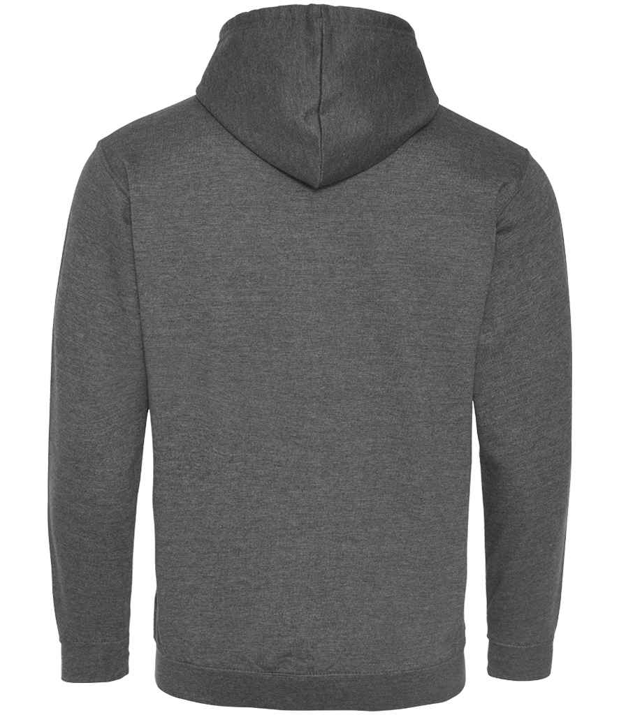 AWDis Varsity Zoodie | Charcoal/Jet Black - Just Hoods Hood - Lancashire Teamwear