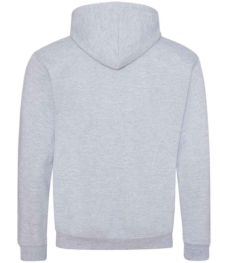 AWDis Varsity Zoodie | Heather Grey/New French Navy - Just Hoods Hood - Lancashire Teamwear