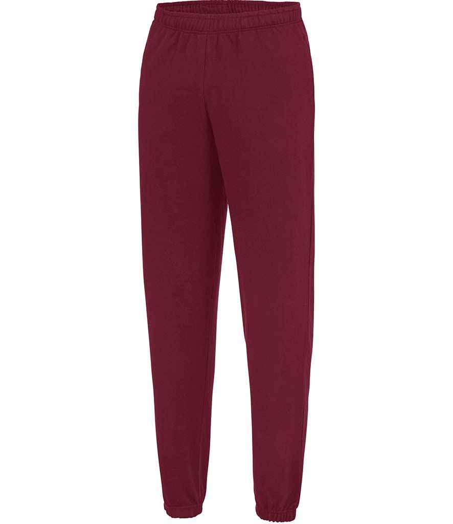 AWDis College Cuffed Jog Pants Burgundy