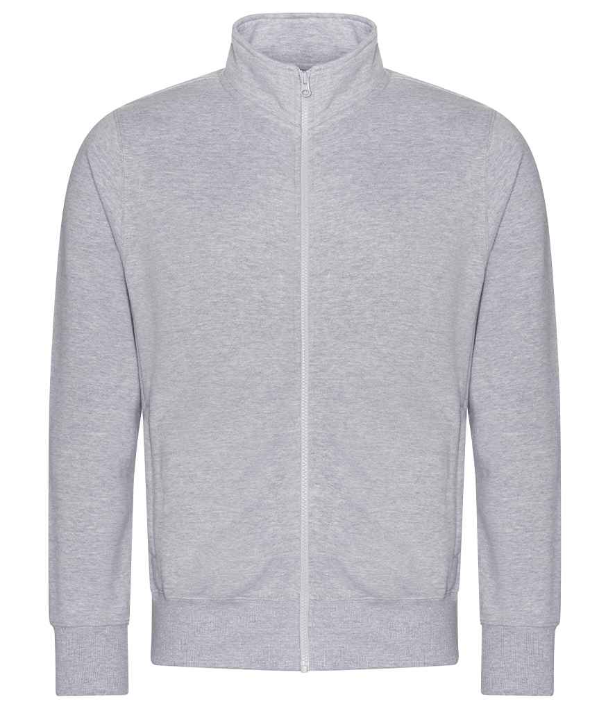 AWDis Campus Full Zip Sweatshirt Heather Grey