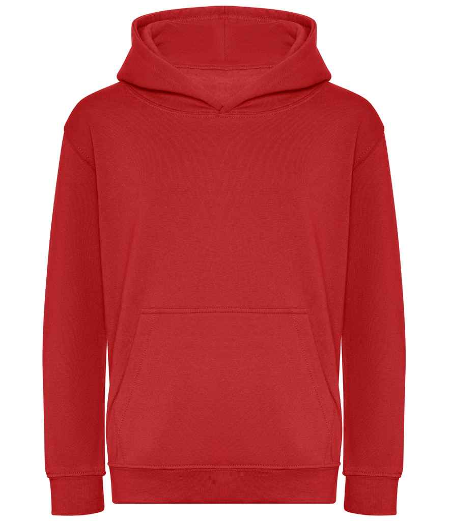 AWDis Kids Organic Hoodie Fire Red