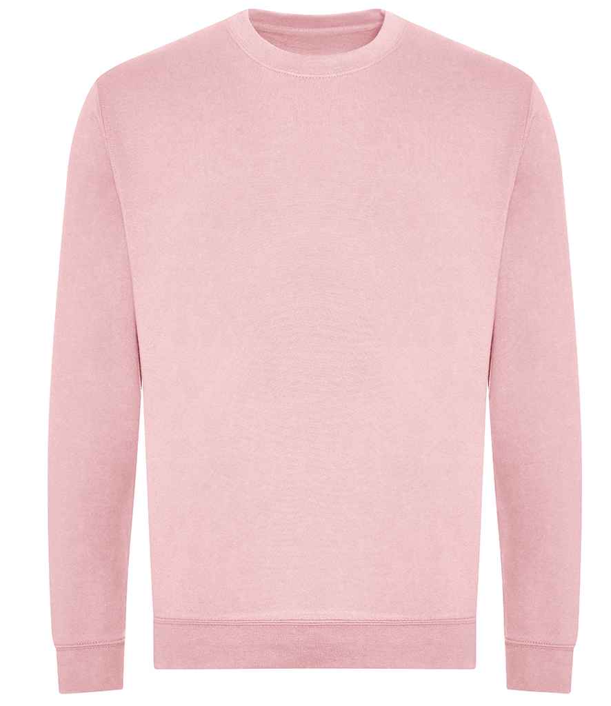 AWDis Unisex Organic Sweatshirt Baby Pink