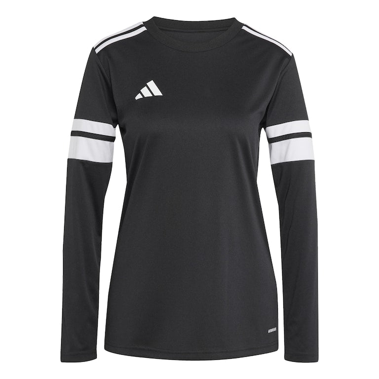 adidas Womens Squadra 25 LS Shirt - Black/White
