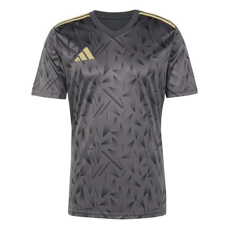 adidas Team Icon 25 SS Shirt - Utility Black/Dark Football Gold
