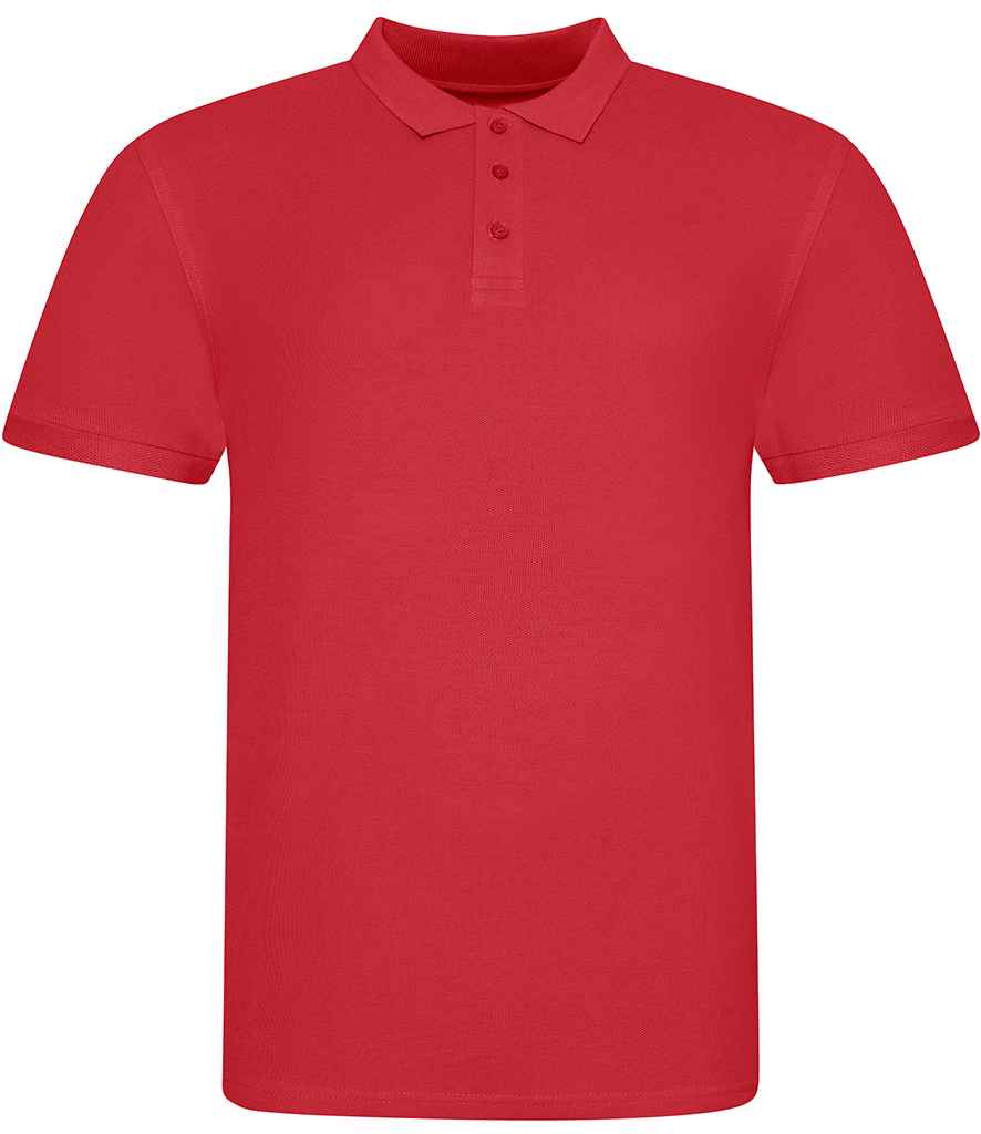 AWDis The 100 Cotton Piqué Polo Shirt Fire Red