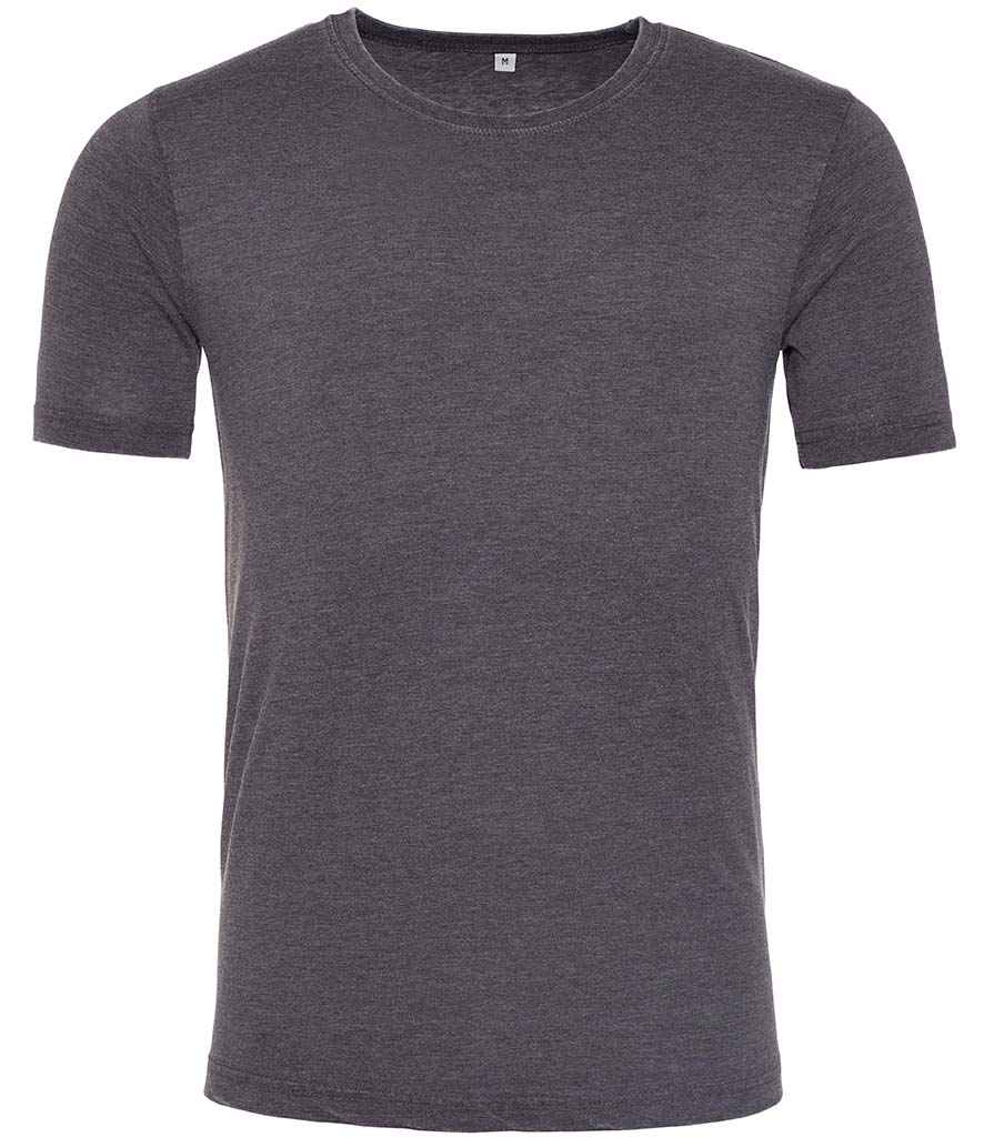 AWDis Washed T-Shirt Washed Charcoal