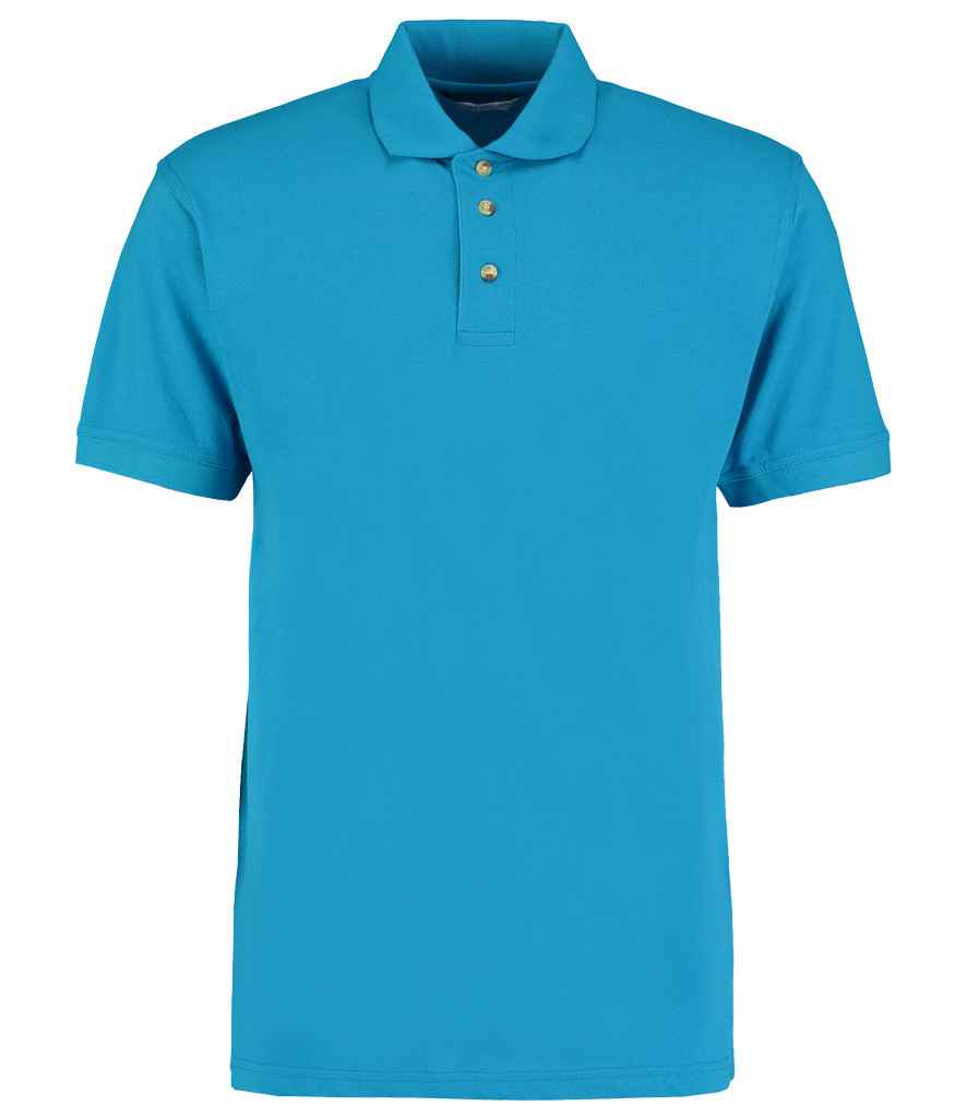 Kustom Kit Workwear Piqué Polo Shirt Turquoise Blue